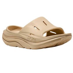 Hoka Ora Recovery Slide 3 Sandal in Shifting Sand and Shifting Sand